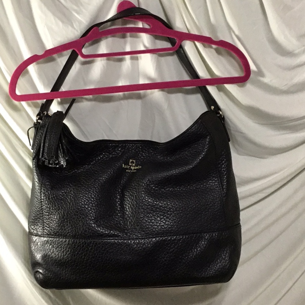 Kate spade black cow leather purse